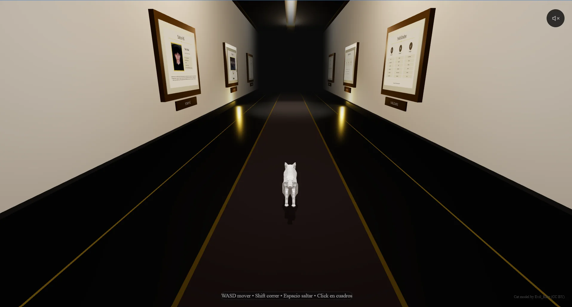 Portafolio personal interactivo en 3D